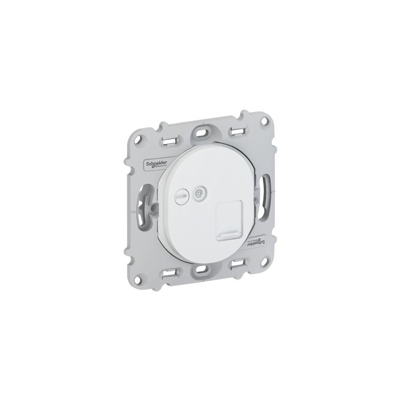 OVALIS RJ45 CAT 5 UTP POUR TÉLÉPHONE SANS PLAQUE SCHNEIDER S261471