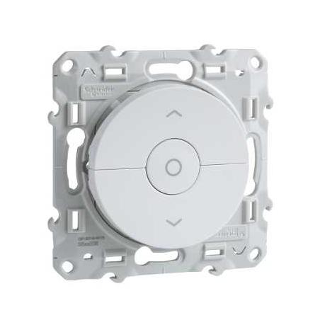 Odace interrupteur volet roulant Blanc 3 boutons montée/descente/stop à vis SCHNEIDER S520208