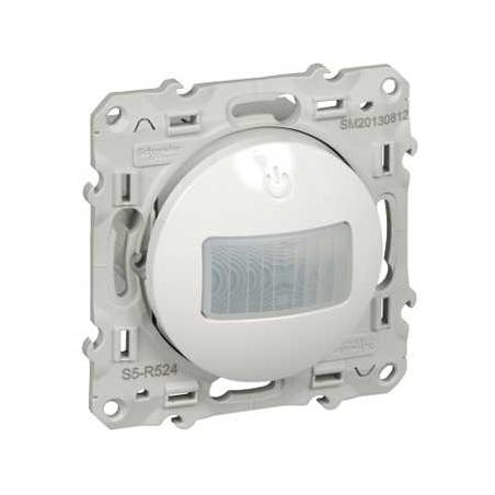 Odace détecteur de présence et de mouvement Blanc spécial rénovation 2 fils SCHNEIDER S520524