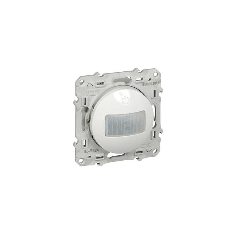 Odace détecteur de présence et de mouvement Blanc spécial rénovation 2 fils SCHNEIDER S520524