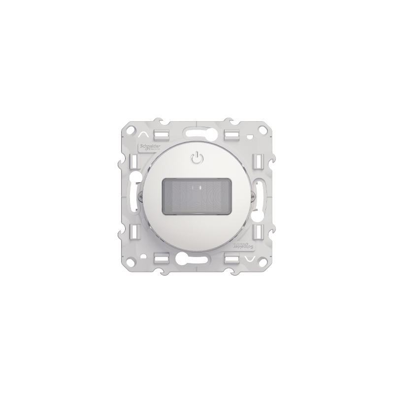 Odace détecteur de présence et de mouvement Blanc spécial rénovation 2 fils SCHNEIDER S520524