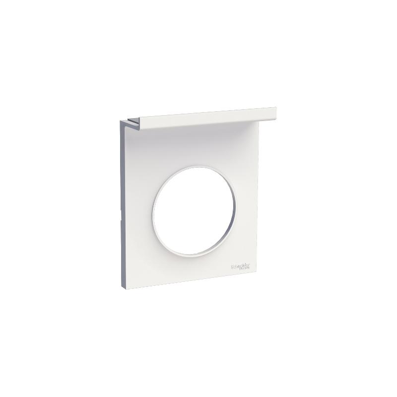 Odace Styl Pratic plaque Blanc support téléphone mobile 1 poste SCHNEIDER S520712