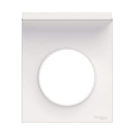Odace Styl Pratic plaque Blanc support téléphone mobile 1 poste SCHNEIDER S520712