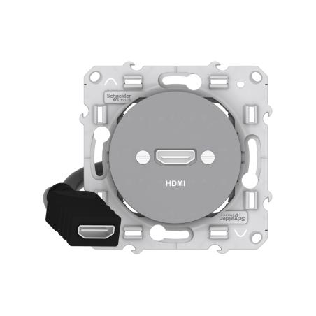ODACE PRISE HDMI TYPE A ALU SCHNEIDER S530462