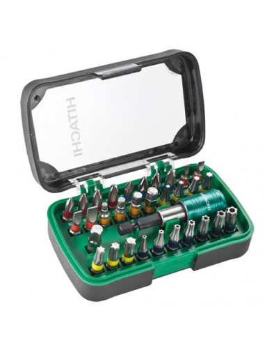COFFRET 32 EMBOUTS L.25MM + P-EMBOUT MAGN.- 1/4" HIKOKI (HITACHI) 750363