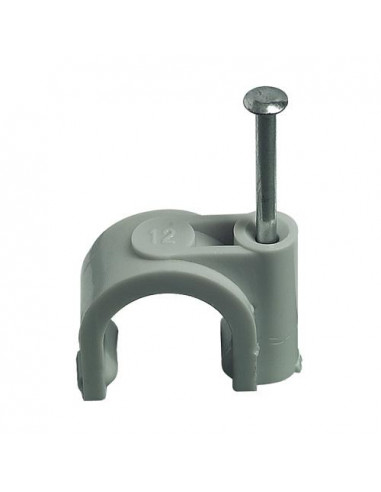 100 Attaches Fixfor grise RAL7035 pour câble rond Ø16mm LEGRAND 031532