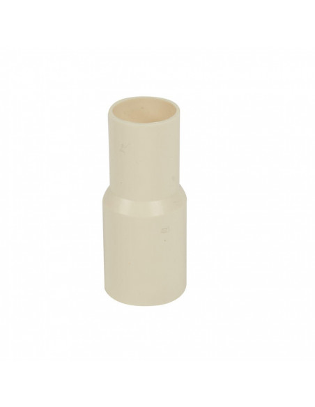 Manchon réducteur pour conduits Ø25mm pour réduction de 25mm à 20mm sable RAL1015 LEGRAND 06214
