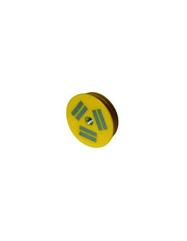 Aimant Resine Ø64 800N Jaune CAPRI CAP499800