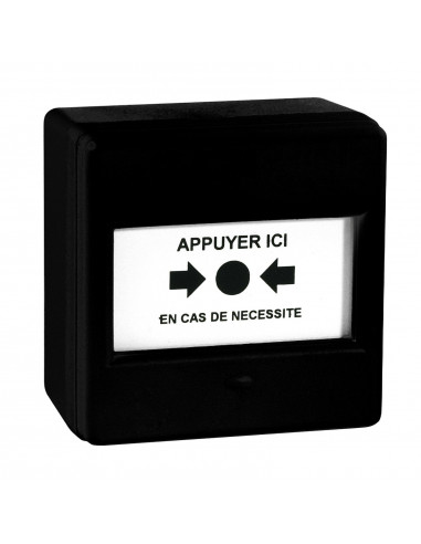 Coffret membrane simple action noir pour système PPMS NUGELEC NUG30335
