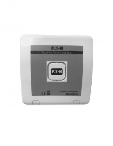 Diffuseur Sonore Radio 85dB à 1m. Compatible avec la gamme Type 4 Radio NUGELEC NUG30449