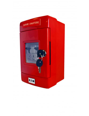 Coffret équipé chaufferie mono IP55 NUGELEC NUG37002