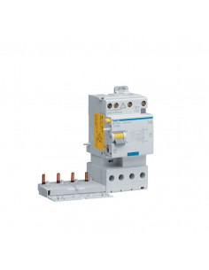 Bloc différentiel double sortie 4P 63A 300mA type AC S HAGER BPC863
