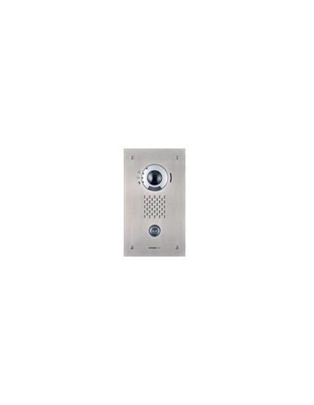 Platine vidéo encastrée résistante au vandalisme 1 BP IP/SIP façade inox AIPHONE IXDVFA 200937