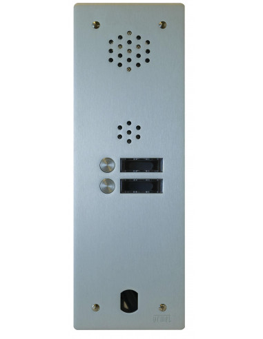 Plaque Audio Alu 2 Bp 2 Voice Complete URMET A83/102M