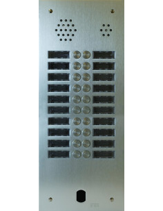 Plaque Audio Alu 2R 20Bp 2Voice Complete URMET A83/220M
