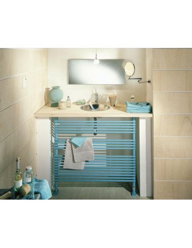 Sèche-serviettes eau chaude ACOVA KEVA SPA Horizontal Mixte GF non cintré