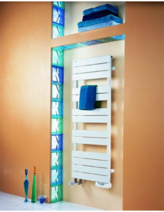 Radiateur sèche-serviettes Régate mixte régul TF 691 + 900 W H1528 L500 mm racc. 3370 Couleur ACOVA ASX-148-050C