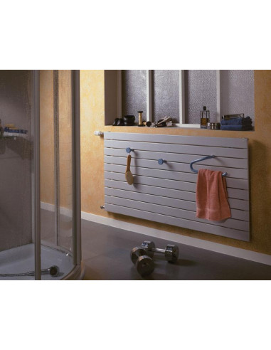 Radiateur Fassane eau chaude horizontal 823 W (dT50) H 740 L 1000 mm racc. 7612 Blanc ACOVA VX-074-100