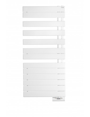 Radiateur sèche-serviettes Fassane Spa Asym électrique droite régul. TF 750 W H 852 L 550 mm Couleur ACOVA TFR050-055TFC