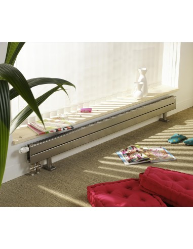 Radiateur eau chaude Acova FASSANE Pack plinthe Couleur