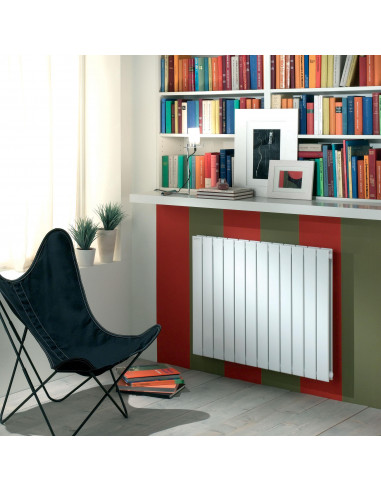 Radiateur Fassane eau chaude vertical 1000 W (dT50) H 800 L 740 mm racc. S007 Blanc ACOVA HXD-080-075
