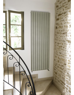 Radiateur Fassane eau chaude vertical 3795 W (dT50) H 2200 L 1110 mm racc. S007 Blanc ACOVA HXD-220-111 2