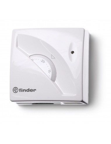 THERMOSTAT DE PAROI 1 INVERSEUR 16A IP 20 TEMPERATURE DE +7 A +30°C FINDER 235585