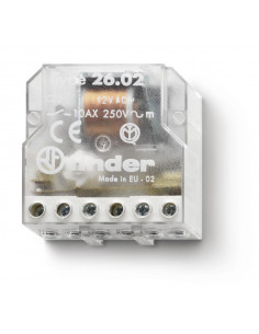 TELERUPTEUR BOITE 230VAC 2NO 10A FINDER 238128 2