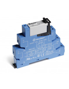 INTERFACE MODULAIRE A RELAIS 2RT 8A 230VAC BORNES A CAGE AGNI FINDER 353289