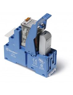 INTERFACE MODULAIRE 4RT 7A 230VAC ETRIER METALLIQUE FINDER 250304
