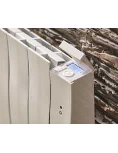 Radiateur connecté Galapagos pilotage intelligent horizontal 2000W gris étoilé ATLANTIC 501849
