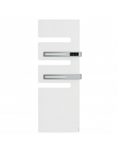 Radiateur sèche-serviettes connecté Serenis Premium mât droite 1750W Blanc ATLANTIC 850454