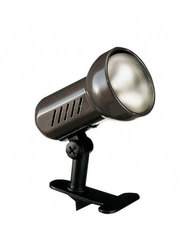 REMORA Spot à pince E27 100W max, orientable, graphite, lampe non incl. ARIC 0692