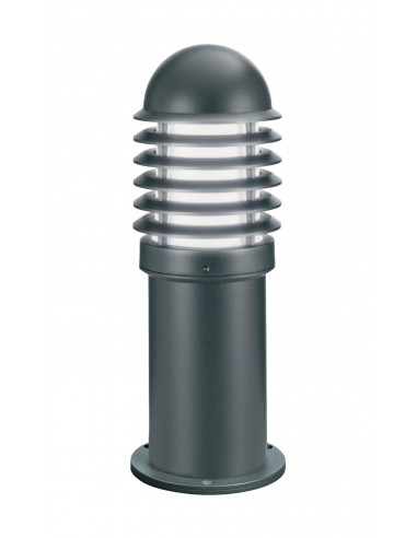 CALEO 1 Borne Ext. IP44 IK07, noir, E27 100W max., lampe non incl., haut.42cm ARIC 1796