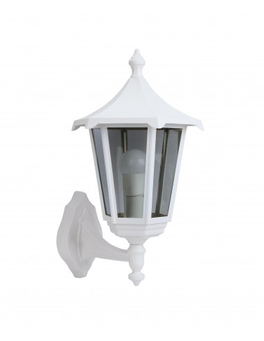 MONACO Appl. Mur Ext. (bas) IP43 IK02, blanc, E27 100W max., lampe non incl. ARIC 3030