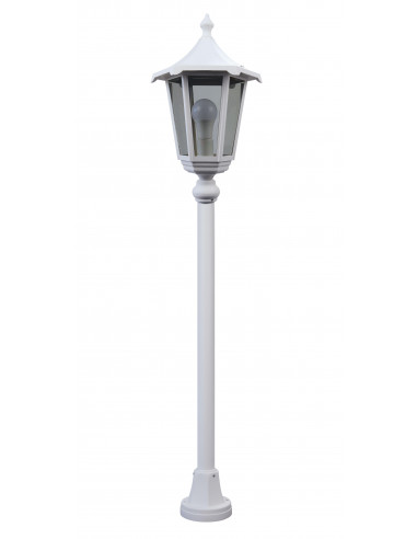 MONACO Lant. Mat IP43 IK02, blanc, E27 100W max., lampe non incl., haut.1,16m ARIC 3046