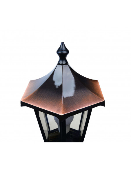 MONACO Lant. Mat IP43 IK02, cuivré, E27 100W max., lampe non incl., haut.1,16m ARIC 3049