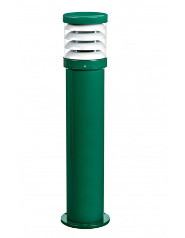 POLO Borne Ext. IP65 IK07, vert, E27 70W max., lampe non incl., haut.70cm ARIC 3127