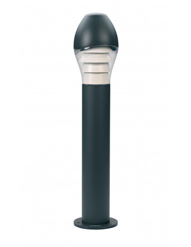 NEWAY Borne Ext. IP65 IK07, graphite, E27 57W max., lampe non incl., haut.75cm ARIC 4021