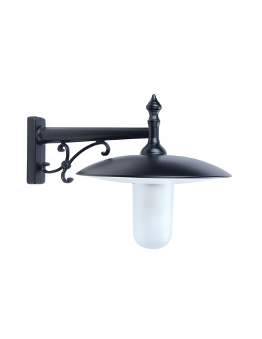 TOSCANE Applique Mur Ext. IP44 IK02, noir, E27 57W max., lampe non incl. ARIC 4070