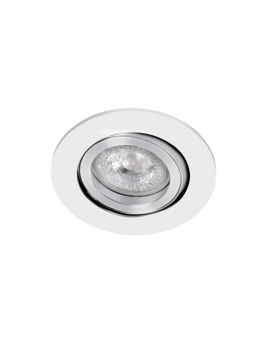TIPO R-230 Encastré GU10, rond, orientable et basc., blanc, lampe non incl. ARIC 4144