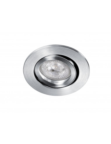 TIPO R-230 Encastré GU10, rond, orientable et basc., alu, lampe non incl. ARIC 4145