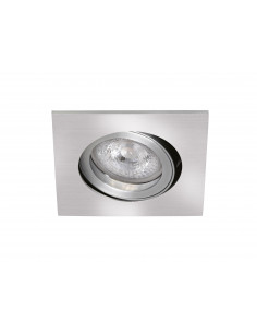 TIPO C-230 Encastré GU10, carré, orientable et basc., alu, lampe non incl. ARIC 4147