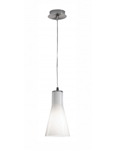 DIANA 140 Suspension E27 Ø140mm verre opale ARIC 4175
