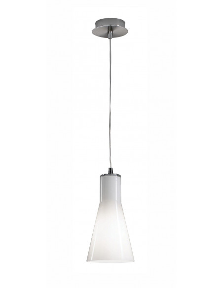 DIANA 140 Suspension E27 Ø140mm verre opale ARIC 4175