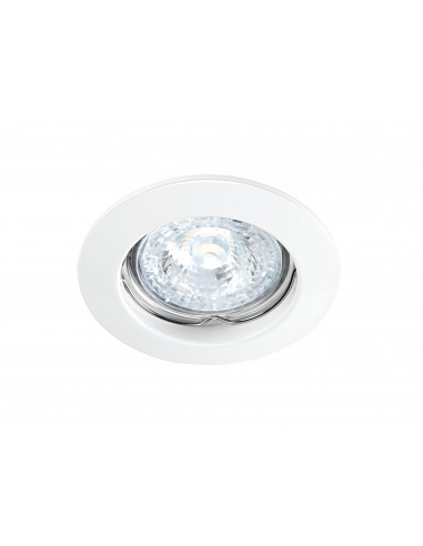 FIXO 230 CX -Encastré GU10, rond, fixe, blanc, connex. s/outil, lampe non incl. ARIC 4557