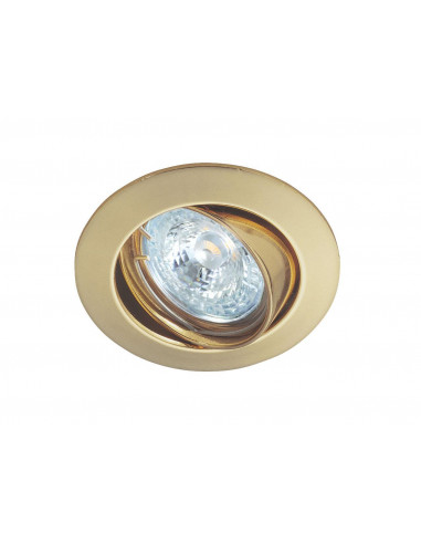 LUNAR 50-12 Encastré GU5,3, rond, basculant, doré, lampe non incl. ARIC 4875