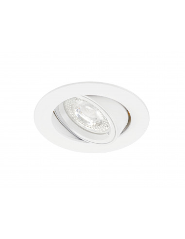 SPEED 70 R 230 Encastré GU10, rond, basculant, blanc, lampe non incl. ARIC 4895