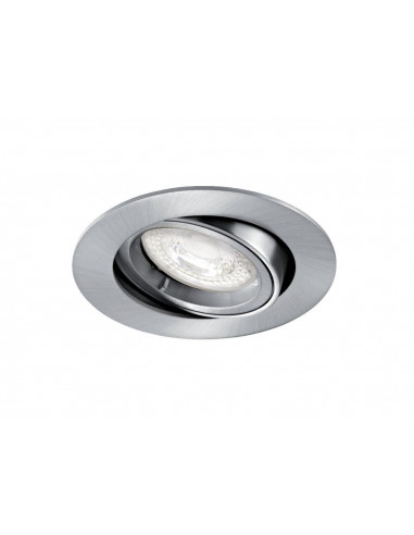 SPEED 70 R 230 Encastré GU10, rond, basculant, nickel, lampe non incl. ARIC 4896