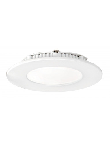 FLAT LED Encastré plat rond fixe blanc 110° LED intégré 5W 4000K 320lm ARIC 50359